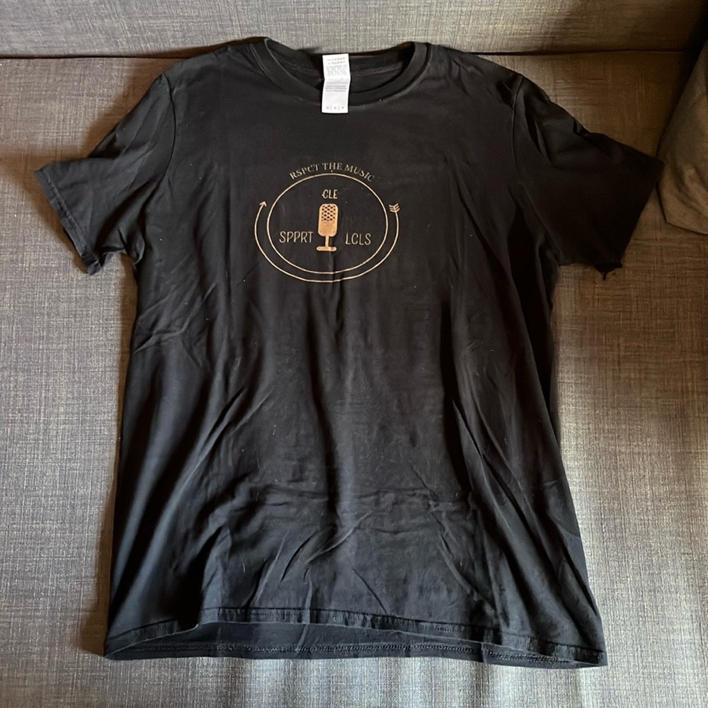 Support local music tee shirt